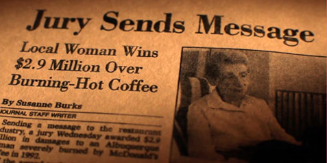 An Albuquerque woman was severely burned by a cup of McDonalds coffee in 1992 and won a nearly $3 million verdict.